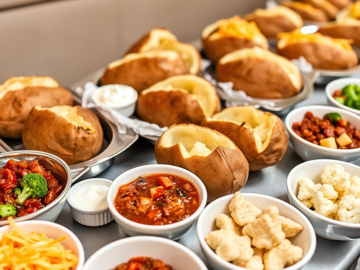 Baked Potato Bar — Pasta or Hot Dish Entree catering in Sioux Falls by Old Orchard