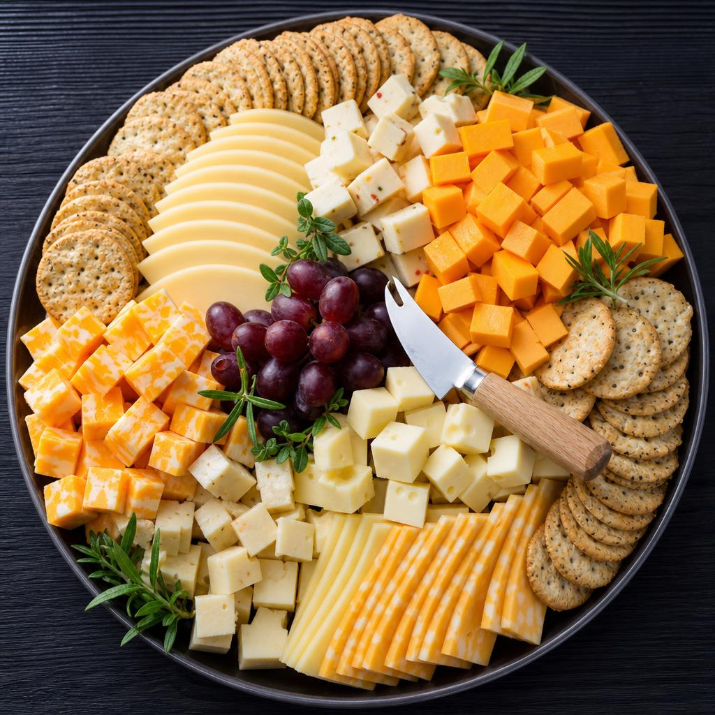 16 in. Cheese and Cracker Tray — Appetizers catering in Sioux Falls by Old Orchard