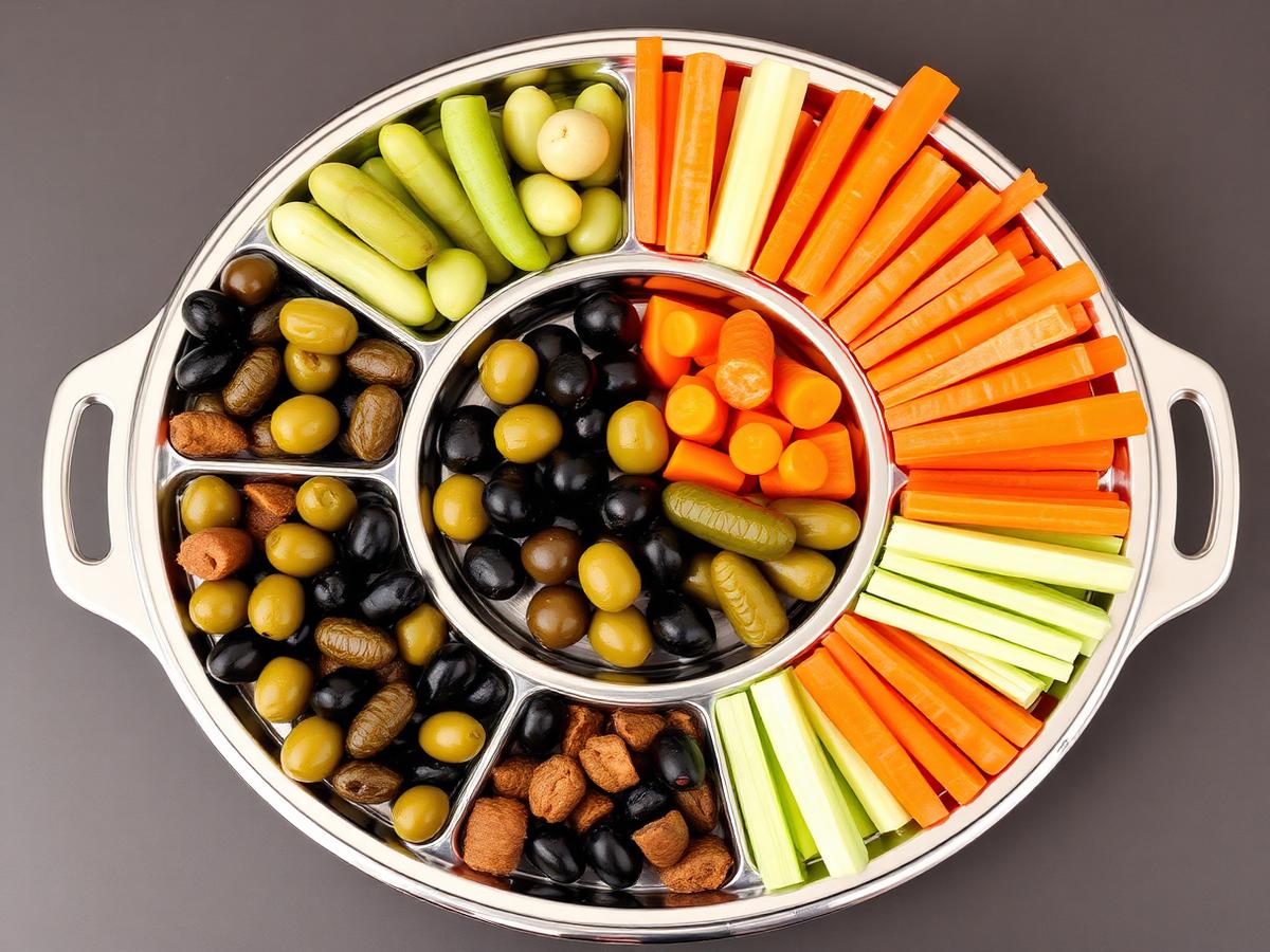 16 in. Relish Tray — Appetizers catering in Sioux Falls by Old Orchard
